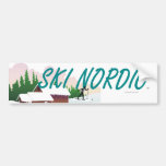 BÄSTA skida nordbon Bildekal