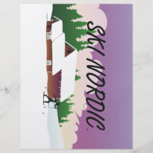 BÄSTA skida nordbon Flygblad