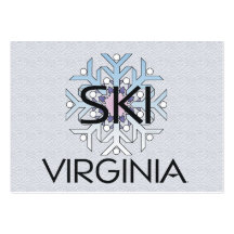 BÄSTA skida Virginia Visitkort