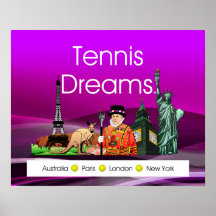 BÄSTA tennisdrömmar Print