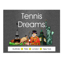 BÄSTA tennisdrömmar Vykort