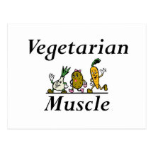 BÄSTA vegetarisk muskel Vykort