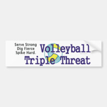 BÄSTA volleybolltrippelhot Bildekal