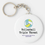 BÄSTA volleybolltrippelhot Nyckel Ring