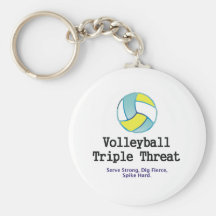 BÄSTA volleybolltrippelhot Nyckel Ring