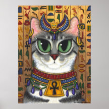 Bastgudinna, egyptisk Bastet kattaffisch