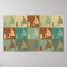 Bastupopkonst Posters