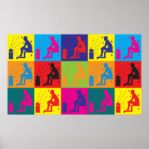 Bastupopkonst Posters