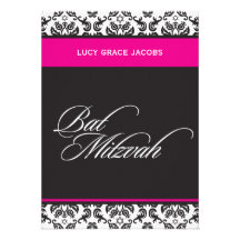 BAT MITZVAH INBJUDNINGAR:: damask1
