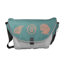 BatiksnäckskalTrio Communter hänger lös Messenger Bag