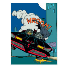Batmobile Wroom! Vykort