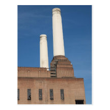 Battersea driver stationen London England Vykort