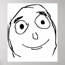 Bättre än förväntat ansikte posters