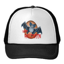 Batty-Halloween Trucker Keps