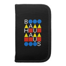 Bauhaus collection Black slim bag folio smartphone Planner