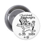 bäverflyttningen, överlevde jag, G-20, 2009, n @,  Pins