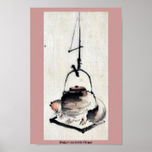 Bäverskinnteakettle Ukiyoe Affischer