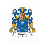 Bayard familjvapensköld vykort