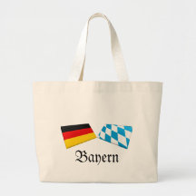 Bayern Tysklandflagga belägger med tegel Tygkasse
