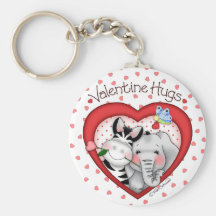 BaZooples "valentin kramar" Keychain Nyckelringar