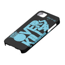 bboy overkill - blått och svart iPhone 5 Case-Mate cases