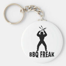 BBQ-freak med bestick Nyckelring