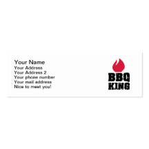 Bbq-kung Visitkort