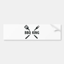 Bbq-kungsymbol Bildekaler