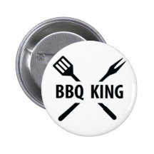 Bbq-kungsymbol Knappar Med Nål
