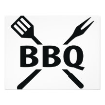 BBQ med besticksymbolen Tillkännagivanden