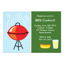 Bbq-partyinbjudan
