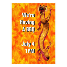 Bbq-partyinbjudan