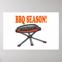 Bbq-säsong Affisch