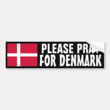Be för Danmark Bildekaler