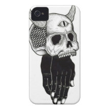 be händerskallen iPhone 4 cover