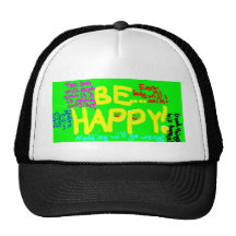 Be_Happy Trucker Keps