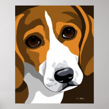 Beagleaffisch