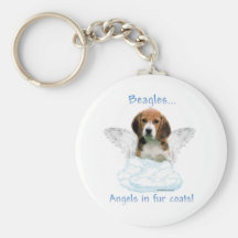 Beagleängel Keychain Nyckel Ringar