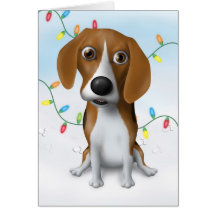 Beaglejul Hälsnings Kort