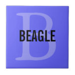 BeagleMonogram Keramiska Plattor