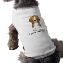 Beagletecknadpersonlig Djur Tshirt