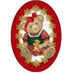 Beary glad nalleprydnad acrylic cut outs