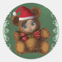 Beary god julklistermärke