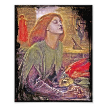 Beata Beatrix från Dante Gabriele Rossetti Konstfoto