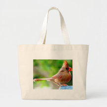bebiskardinal tote bag