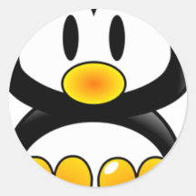 bebispingvintux klistermärken