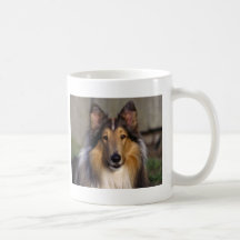 Bedårande hundfotokort, gåvor - skräddarsy kaffe kopp