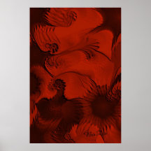 BEDÖVA KONSTTRYCK ENORM 52" X 35" PÅ KANFAS POSTERS