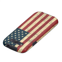 Bedrövad amerikanska flaggan som åldras