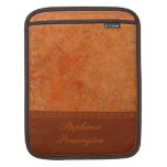Bedrövad orange sleeve för personlig elegant sleeves för iPads